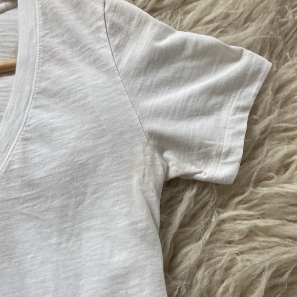 Victoria secret pink white v neck tee small petite - Picture 7 of 8